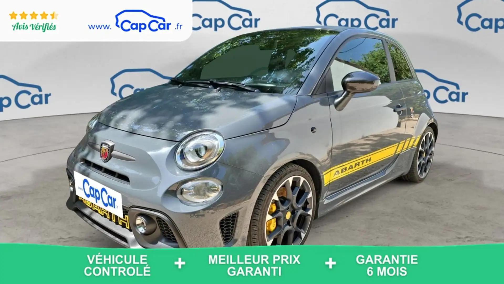 Abarth 595C II 1.4 Turbo T-Jet 180 BVA5 Competizione - Automat Šedá - 1