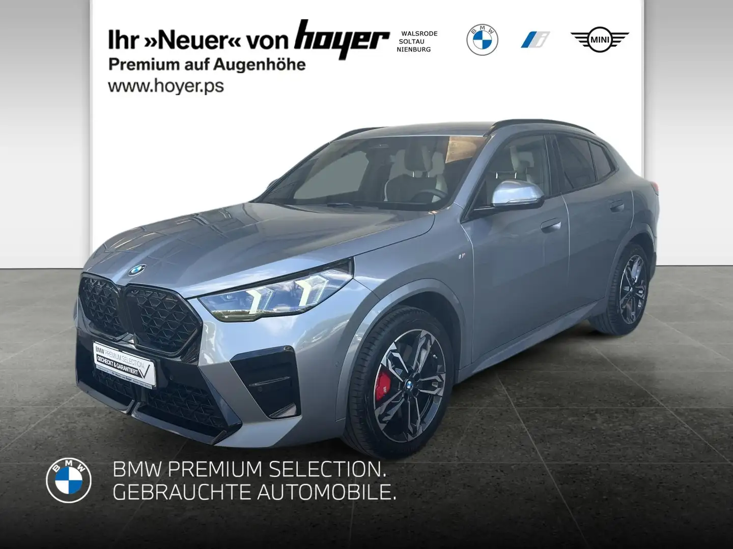BMW X2 sDrive18d M Sportpaket DAB LED RFK Klimaaut. Gris - 1