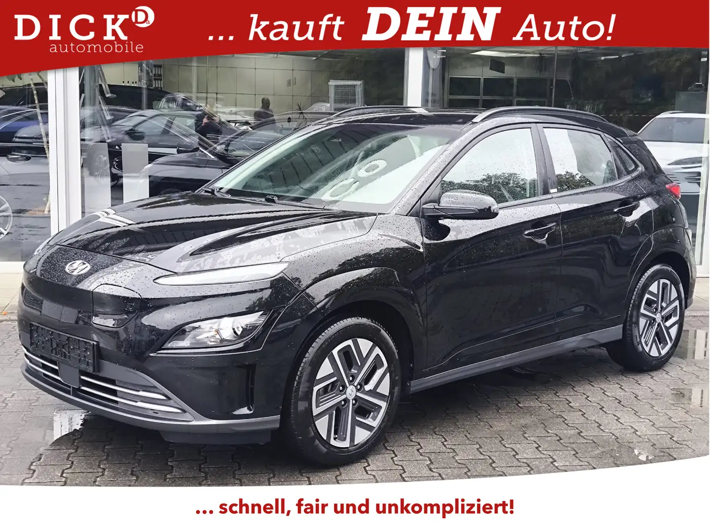 Hyundai KONA EV Select WERKSGA+LED+SHZ+KAMER+ACC+AHK+DAB Zwart - 1