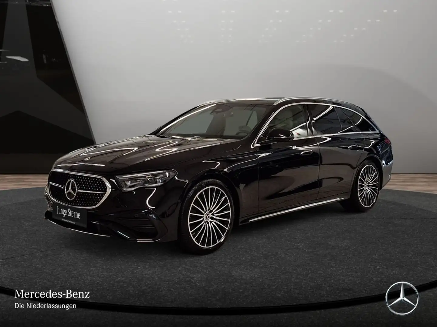 Mercedes-Benz E 300 de T AMG 360° Pano Burmester Distr+ HUD AHK Schwarz - 2