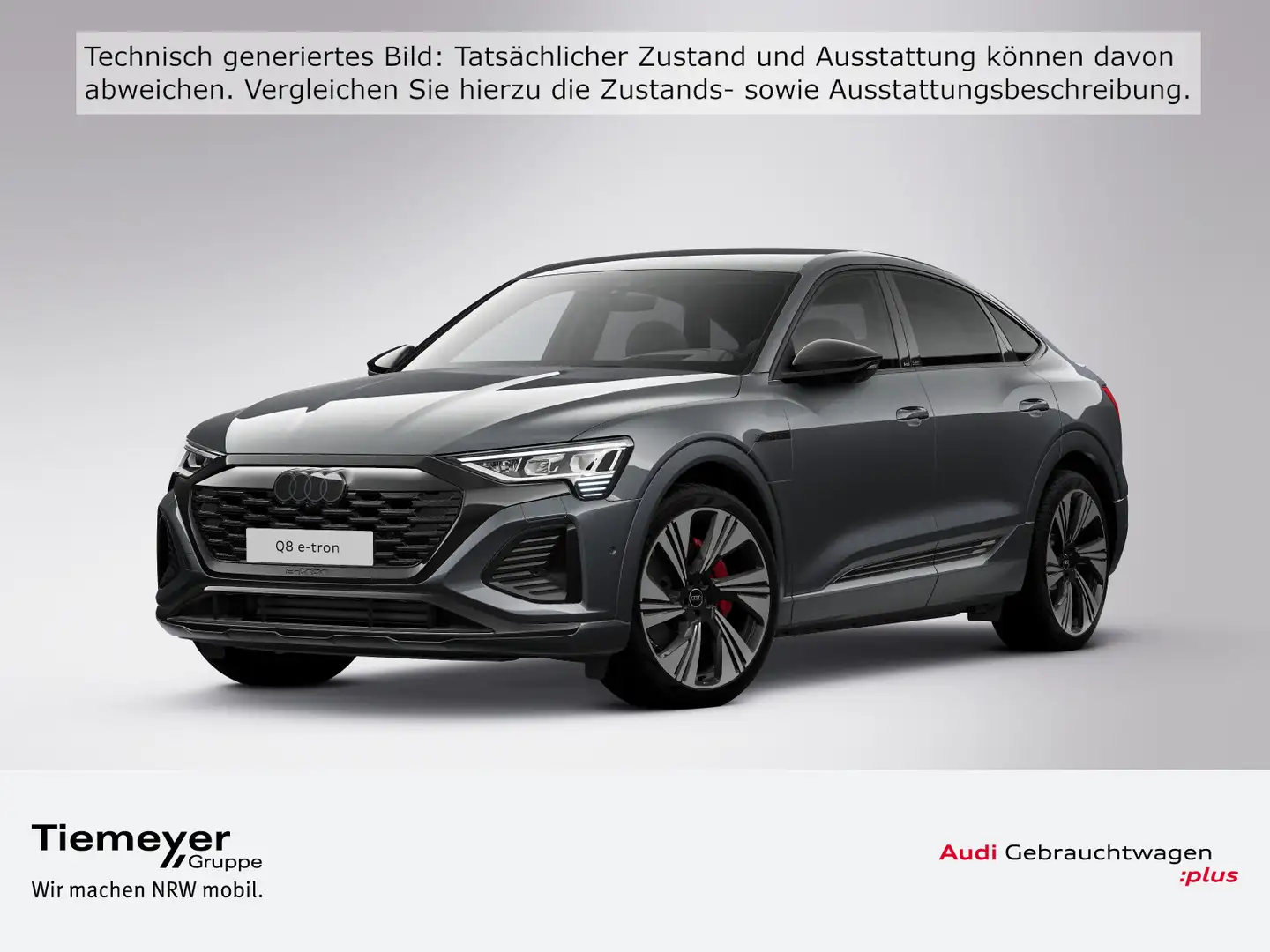 Audi Q8 e-tron Q8 e-tron Sportback 55 Q 2x S LINE UPE115 LM22 A Grau - 1