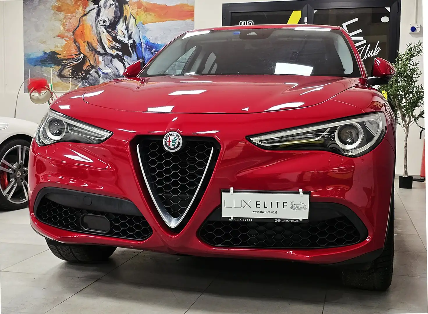 Alfa Romeo Stelvio 2.0 TURBO 280 CV AT8 Q4 ROSSO ALFA_SOLO 74MILA KM! Rot - 1