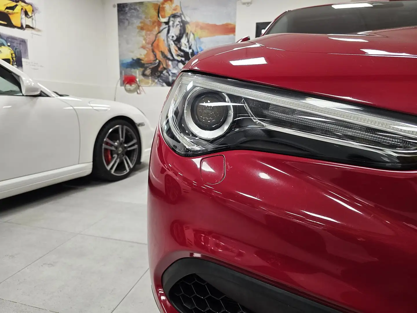 Alfa Romeo Stelvio 2.0 TURBO 280 CV AT8 Q4 ROSSO ALFA_SOLO 74MILA KM! Rot - 2