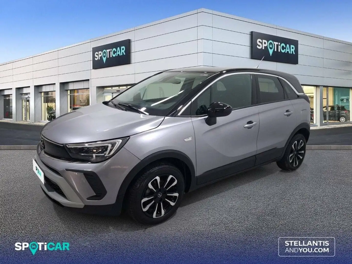 Opel Crossland 1.2 S&S Elegance Pack 110 Gris - 1
