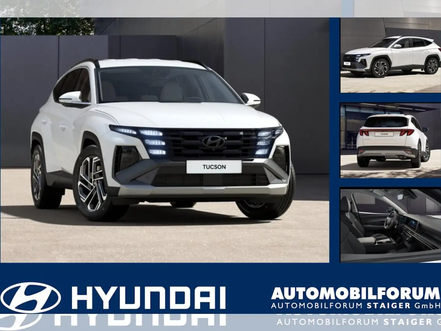 Hyundai TUCSON 1.6 T-GDI N Line Allrad, Assistenz-Paket Weiß - 1