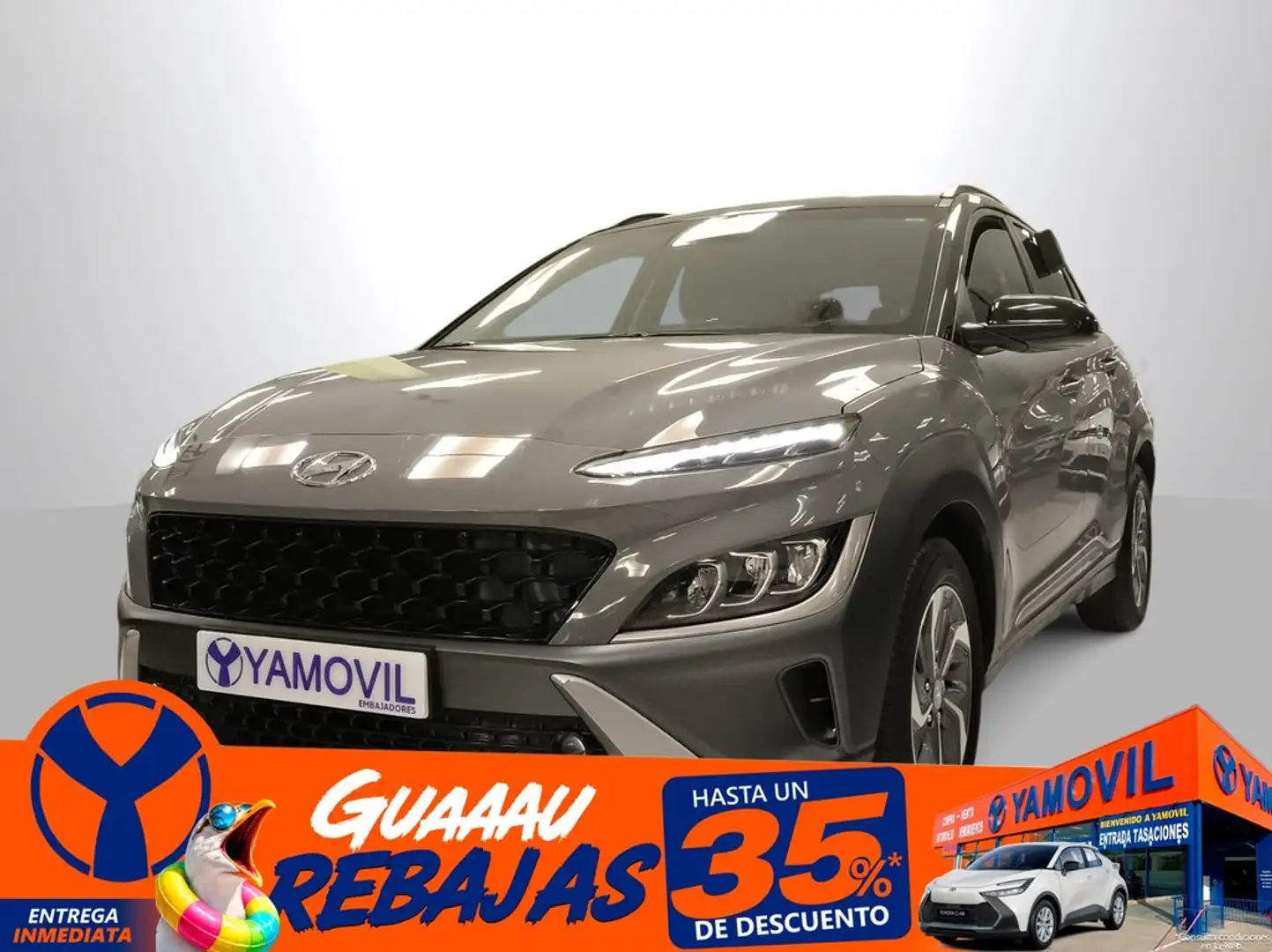 Hyundai KONA HEV 1.6 GDI DT Tecno 2C Gris - 1
