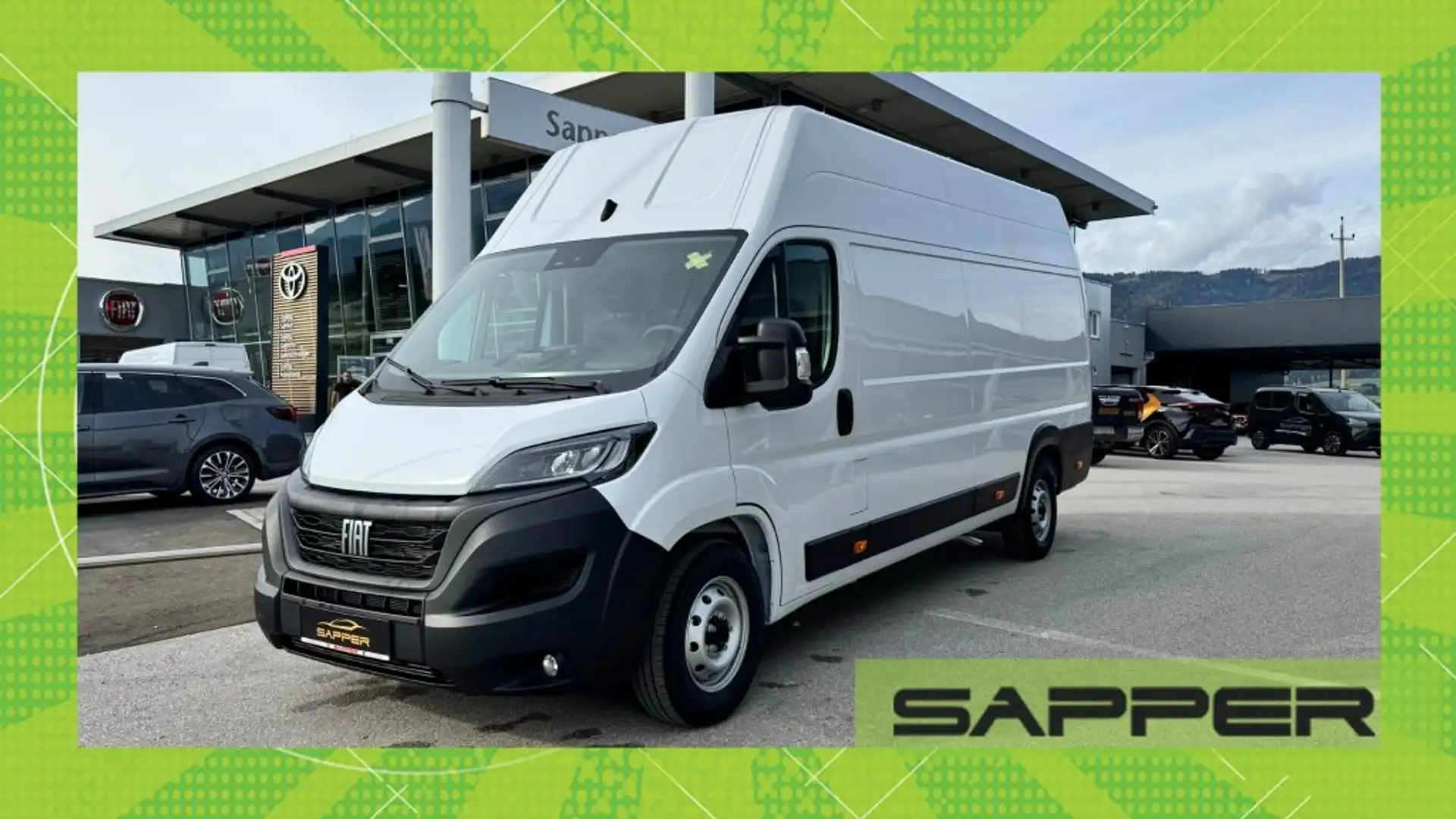 Fiat Ducato Max L4H3 140 Aut.  Netto € 34.900.- AB 07/25 Weiß - 1