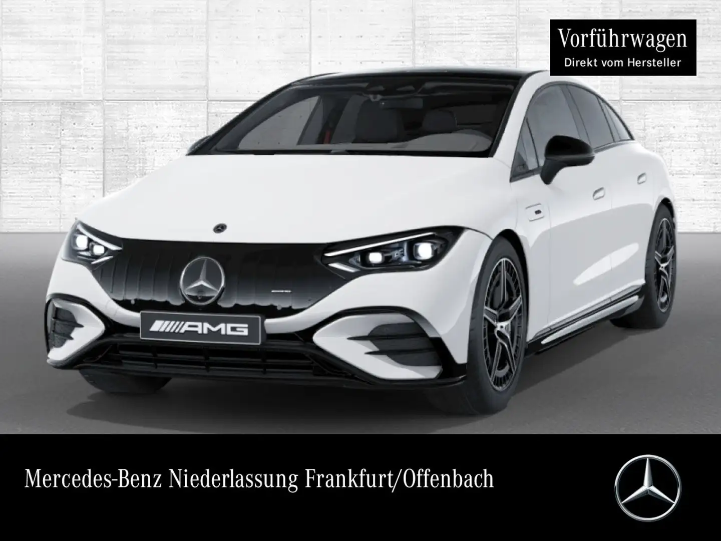 Mercedes-Benz EQE 53 AMG 4M Fahrass 360° Airmat Pano Burmester Білий - 1