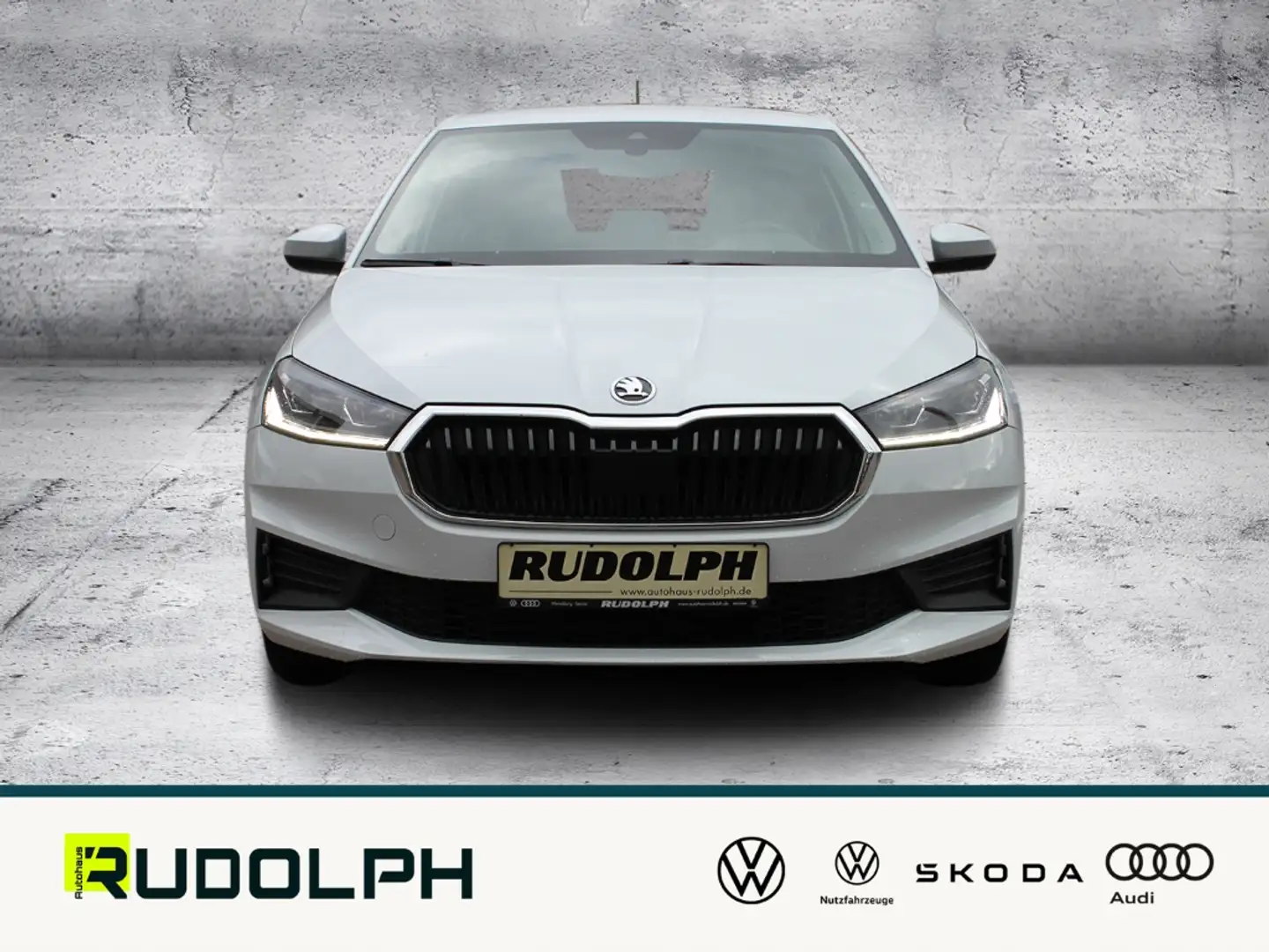 Skoda Fabia 1.0 TSI Tour Navi Rückfahrkam. LED Gar. Scheckheft Weiß - 2