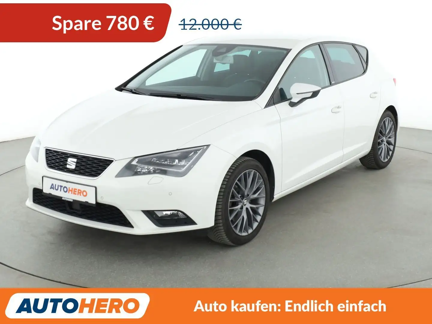 SEAT Leon 1.4 TSI I-Tech*NAVI*LED*ACC*PDC*SHZ* Weiß - 1