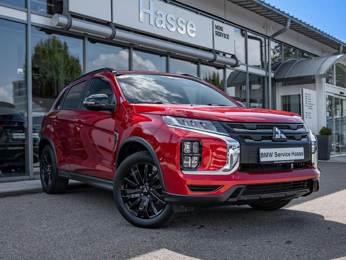 Mitsubishi ASX Spirit+ 4WD KAMERA NAVI LED STANDHZ SITZHZG Rot - 2