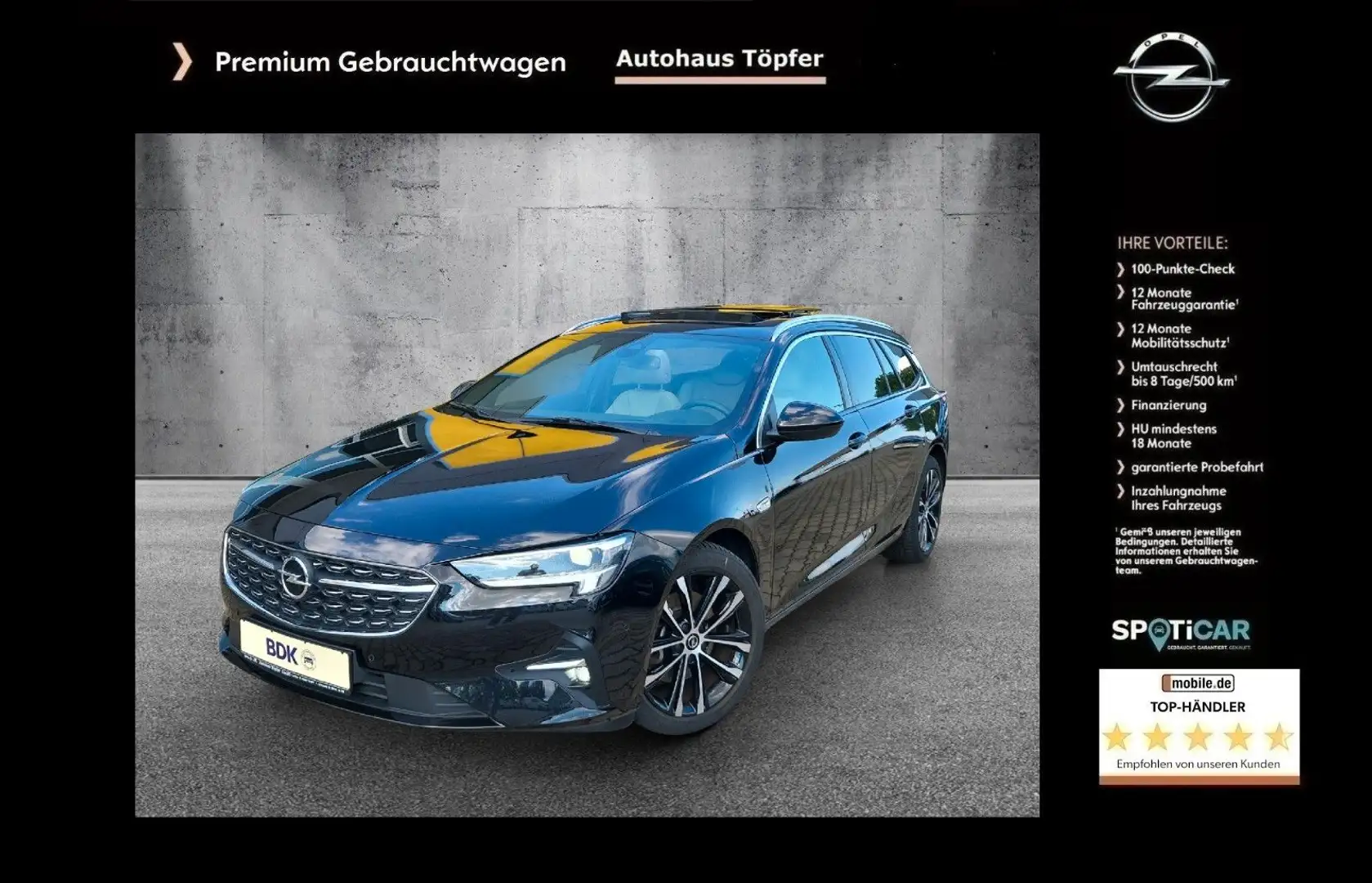 Opel Insignia B ST Premium "Ultimate" 1Hand/Garantie Noir - 1