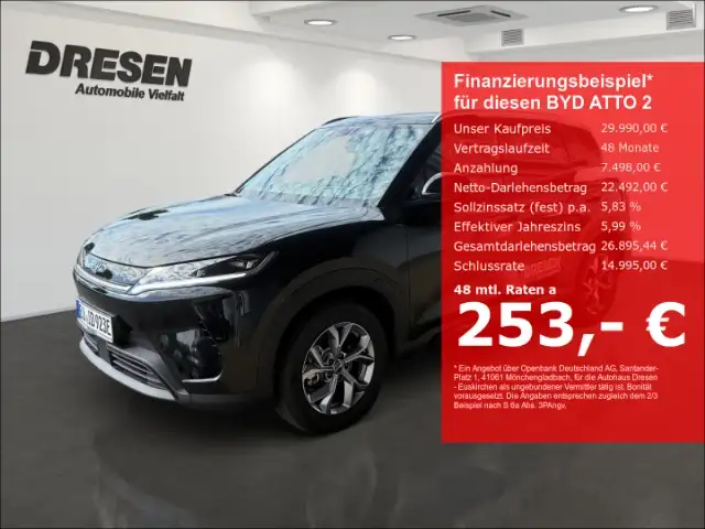 BYD Atto 2 64,8 kWh Comfort Panorama/Elek. Sitze/360° Kamera