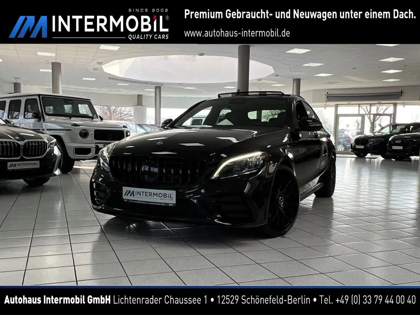 Mercedes-Benz C 43 AMG 4MATIC*PANO*BURMESTER*MBEAM*TOTW*360°* Noir - 1