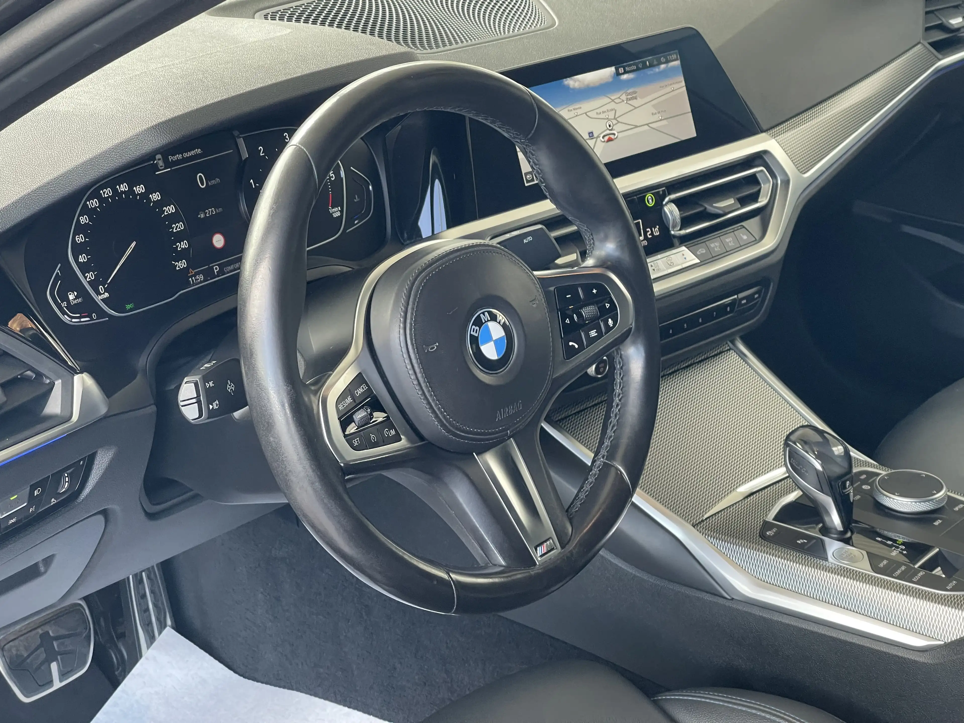 BMW 318 dA *** GARANTIE + PACK M + LED + GPS PRO + CUIR *** — photo 13