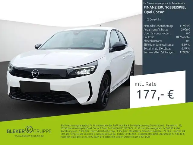 2024 Opel Corsa in White for sale
