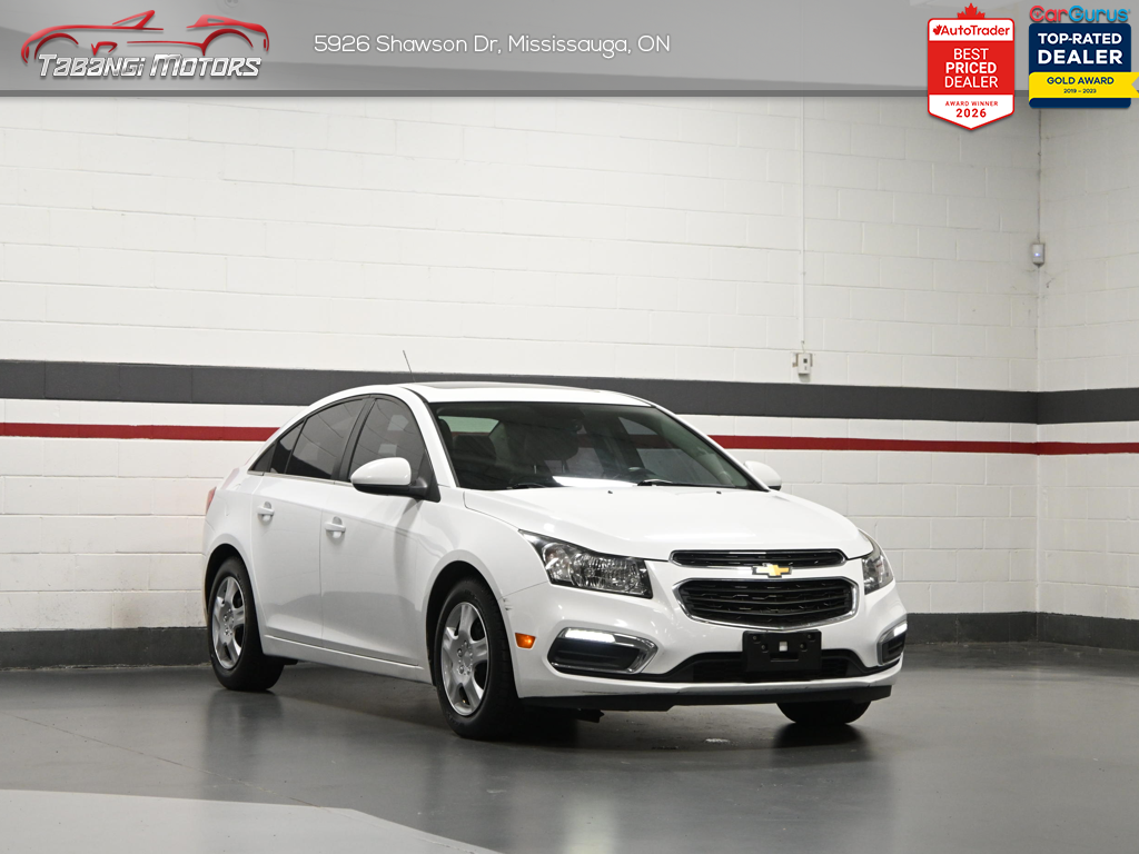 2015 Chevrolet Cruze 2LT No Accident Sunroof Leather Navigation Pionee