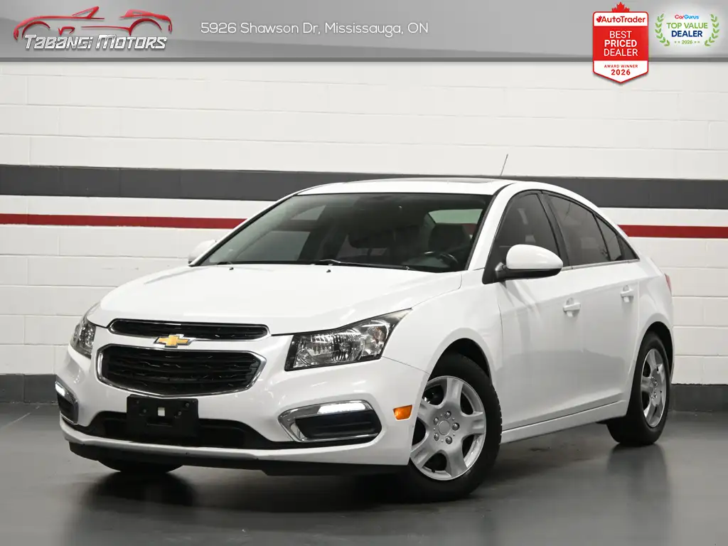 2015 Chevrolet Cruze 2LT No Accident Sunroof Leather Navigation Pionee