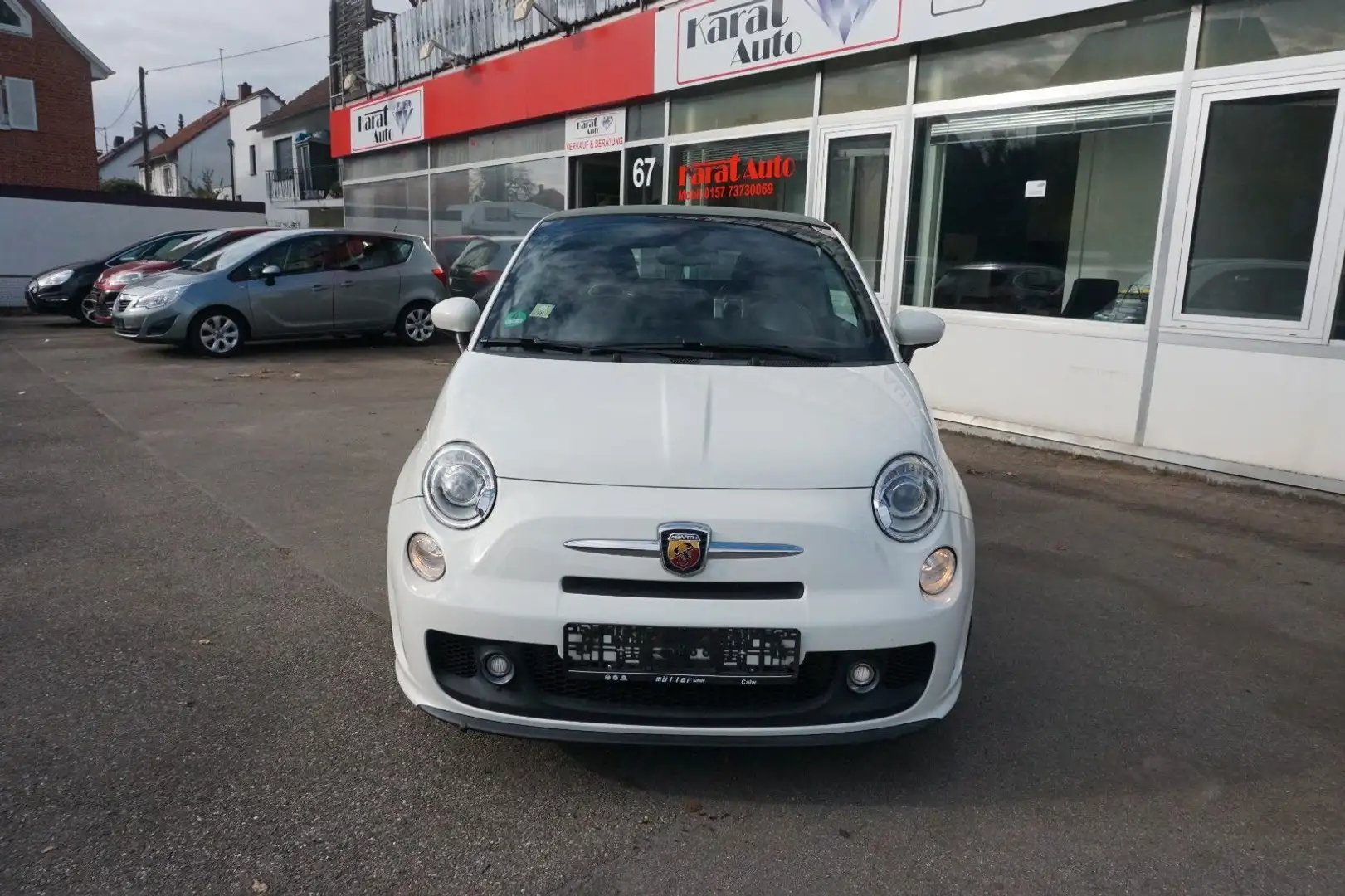 Abarth 500 Cabrio*Leder*Navi*Xenon* Weiß - 2
