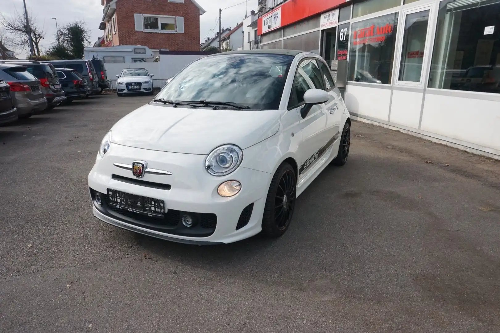 Abarth 500 Cabrio*Leder*Navi*Xenon* Weiß - 1