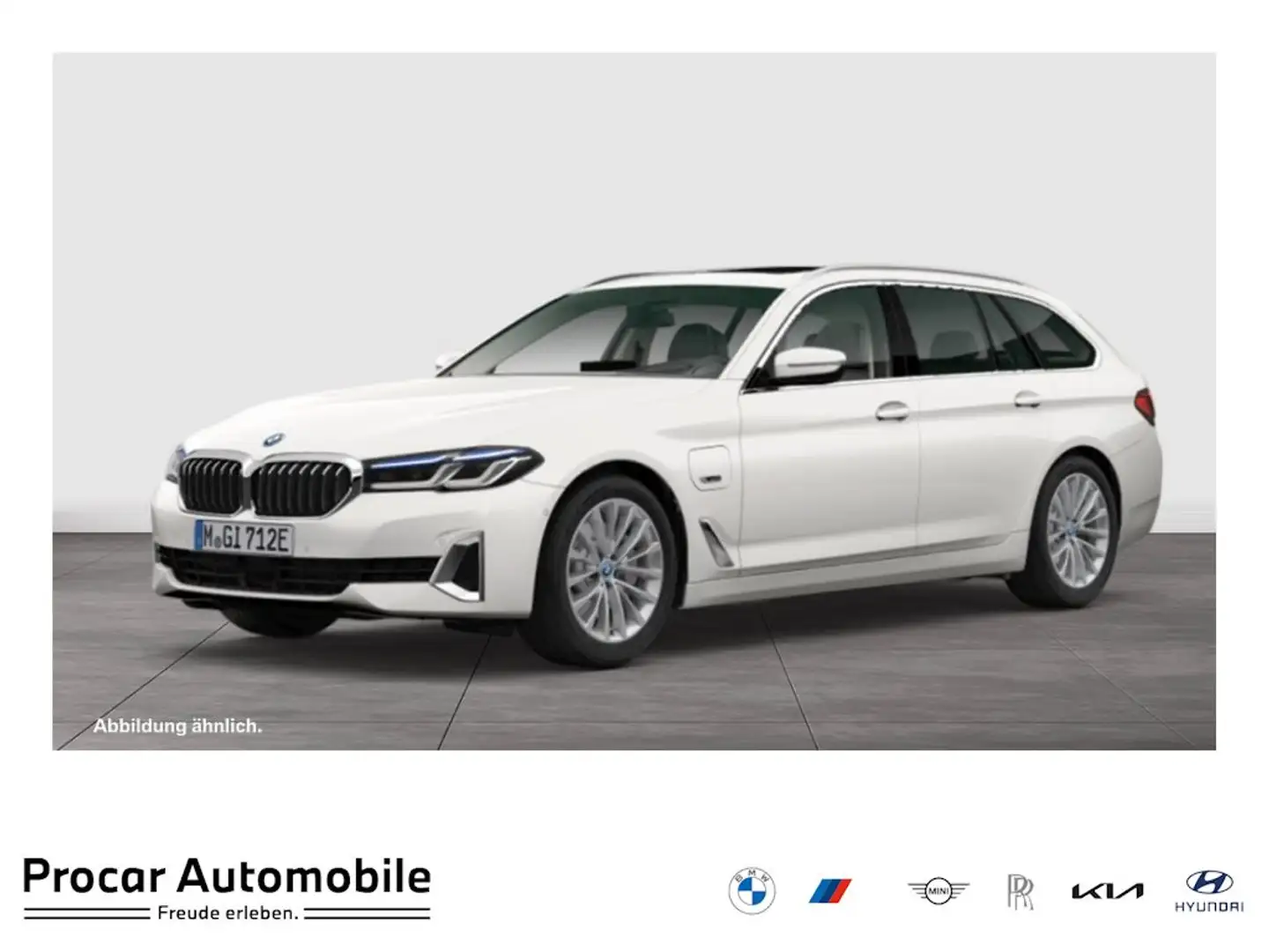 BMW 530 e Luxury Line HUD PANO ACC AHK RFK NAVI LM Weiß - 1
