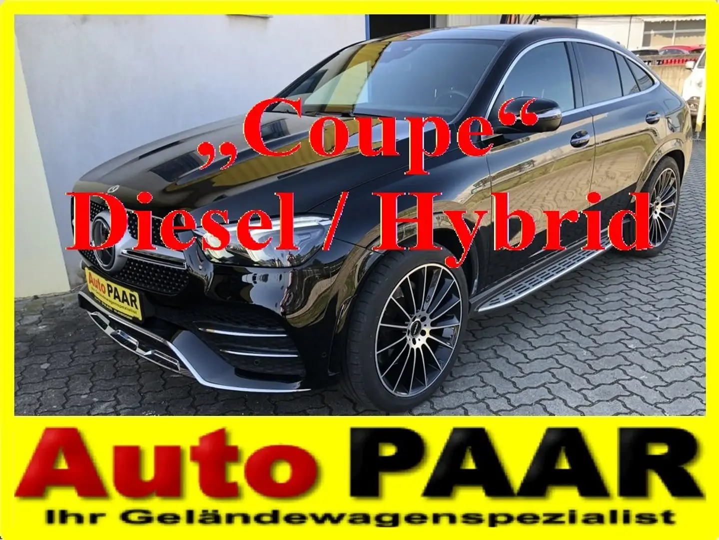 Mercedes-Benz GLE 350 de Coupé 4MATIC "PlugIn Hybrid"  *** AMG ! *** Schwarz - 1