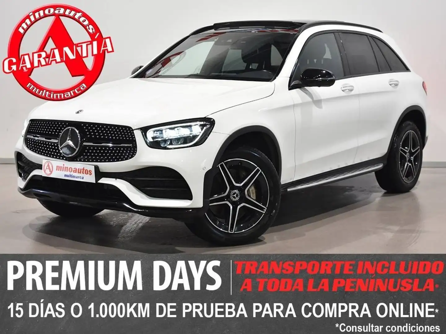 Mercedes-Benz GLC 63 AMG 300D 306 CV 4MATIC 9G-TRONIC LINE Blanc - 1