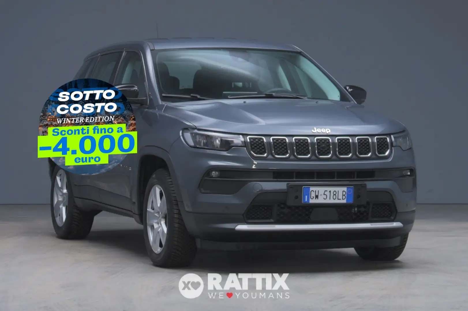 Jeep Compass 1.5 Turbo T4 Mhev 130CV Altitude DCT Szary - 1