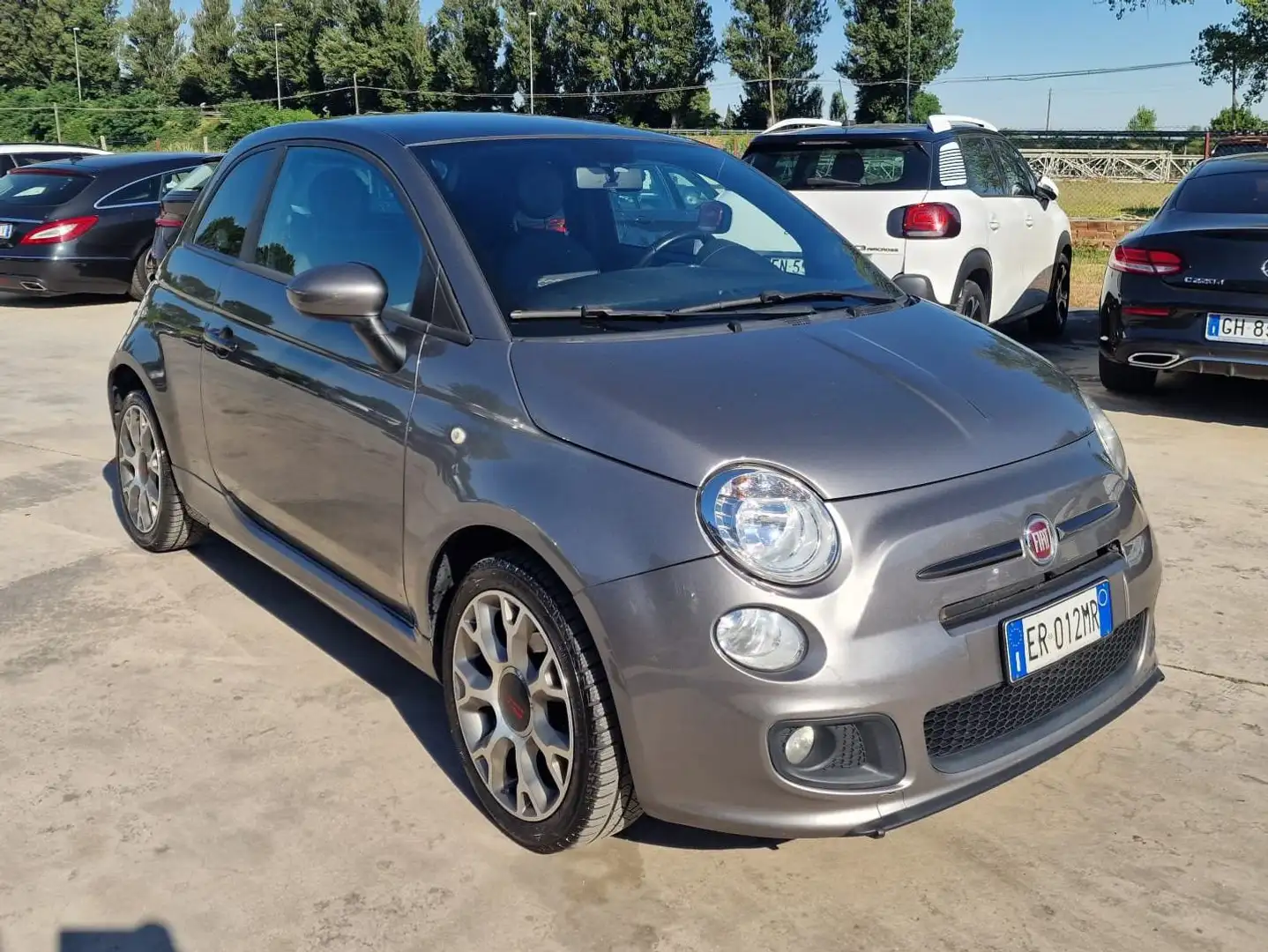 Fiat 500 500 1.2 S 69cv UNICA PROPRIETARIA OK NEOPATENTATI Grigio - 1