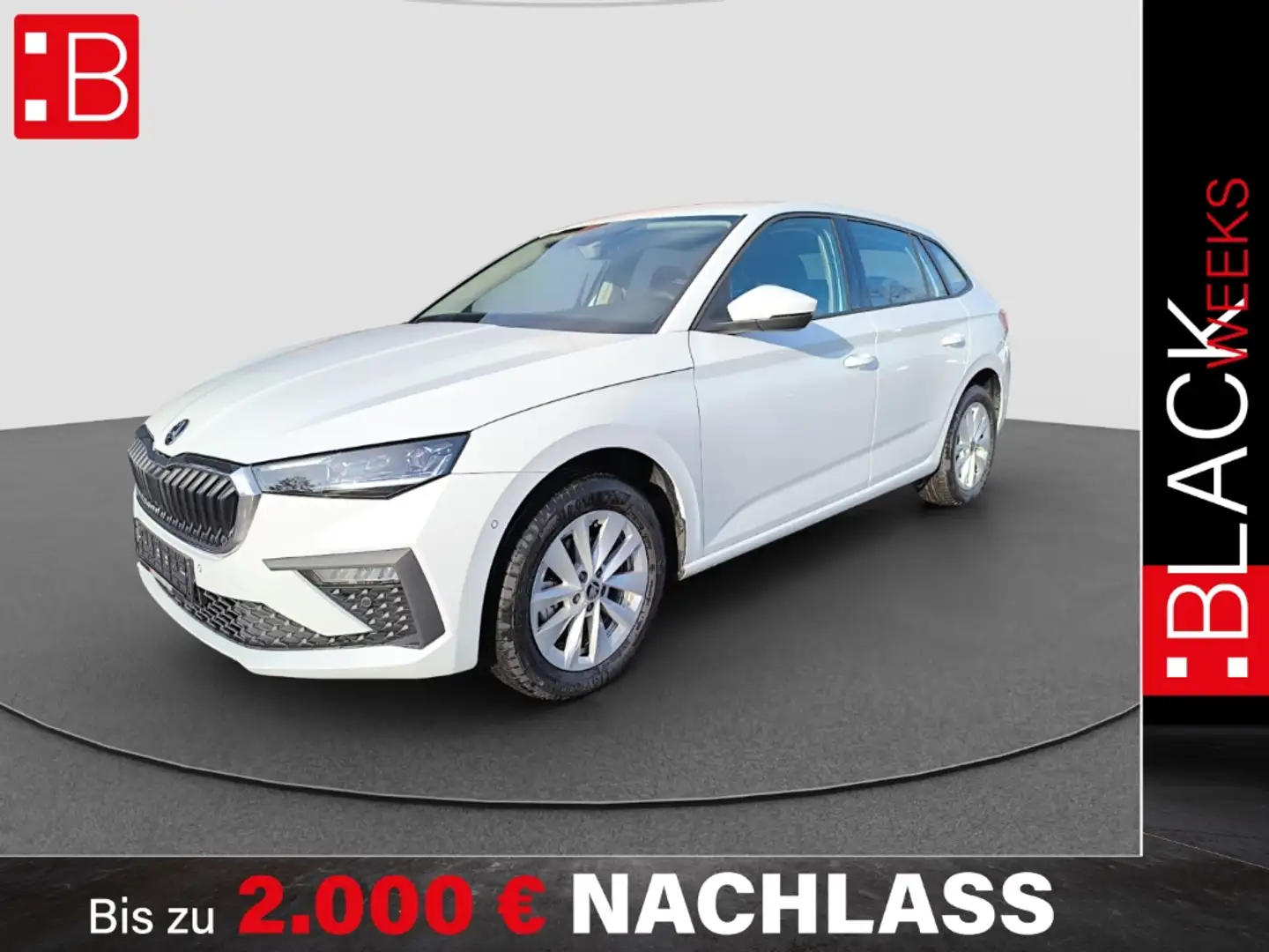 Skoda Scala 1,0 TSI DSG Selection NAVI RFK MATRIX LED Weiß - 1