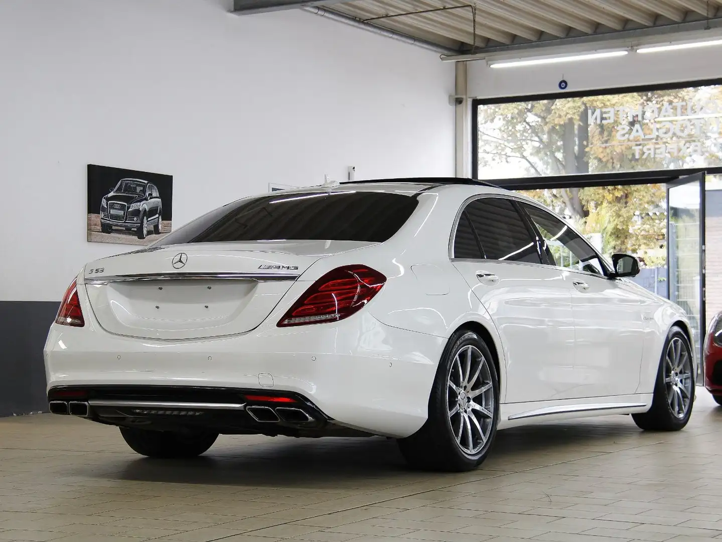Mercedes-Benz S 63 AMG S63 AMG 4M LANG VOLL *LEDER-WEiSS*PANORAMA* Weiß - 2