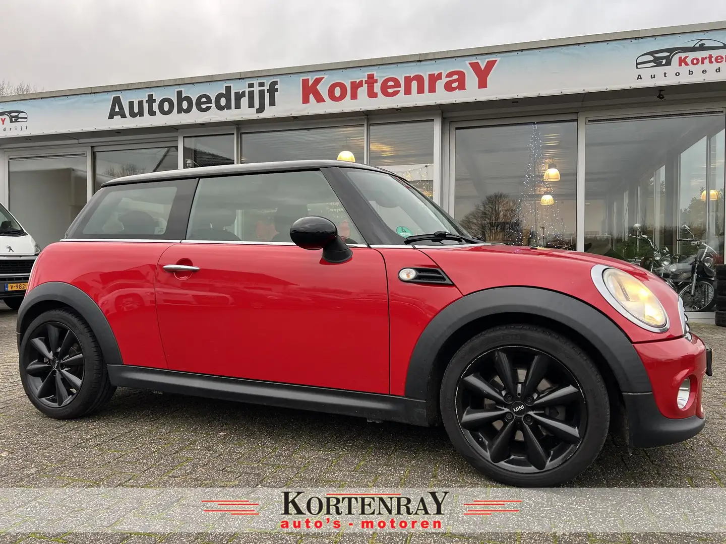 MINI Cooper 1.6 pepper airco,cruise-control,vol leder,Zie foto Roşu - 1