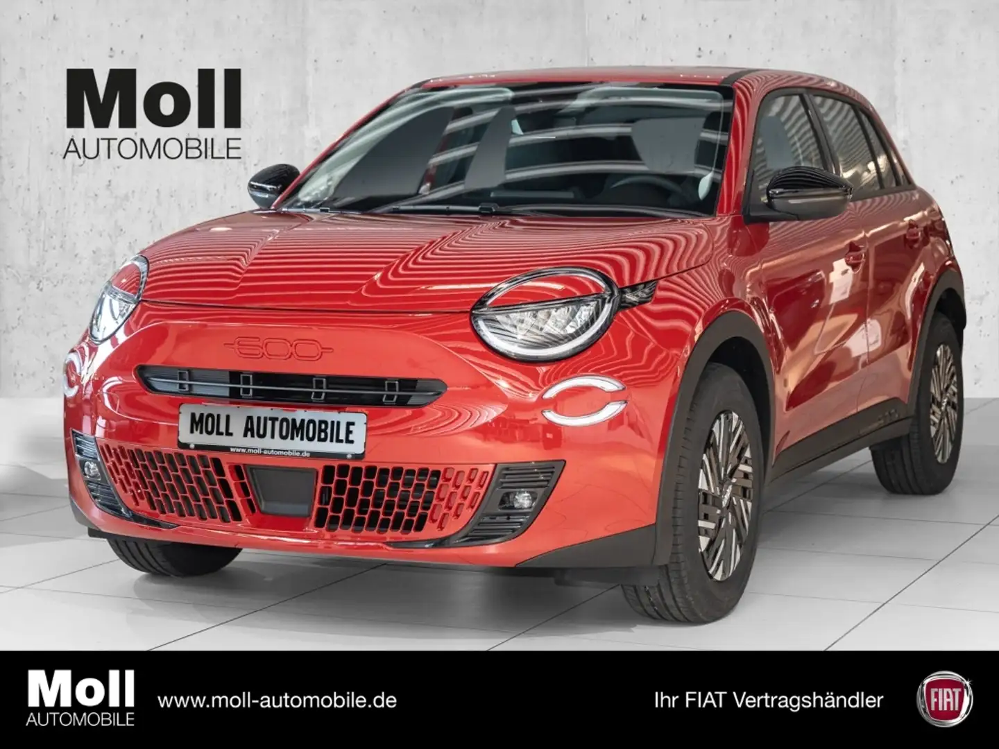 Fiat 600 Red PDC LED KLIMAAUTOMATIK Apple CarPlay Roşu - 1