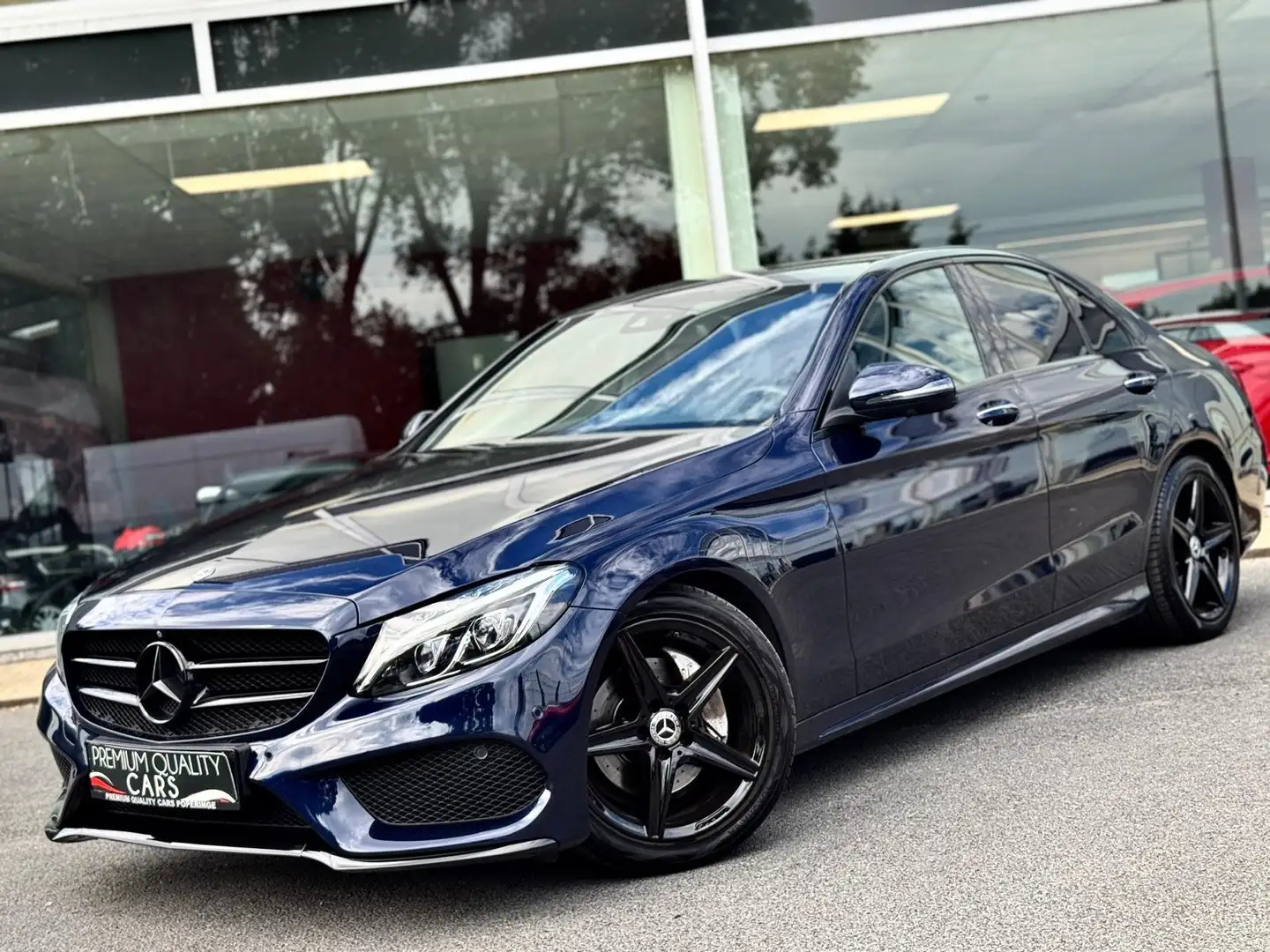 Mercedes-Benz C 220 C 220 d 9G-TRONIC AMG Line / 360 CAM / KEYLESS Bleu - 1