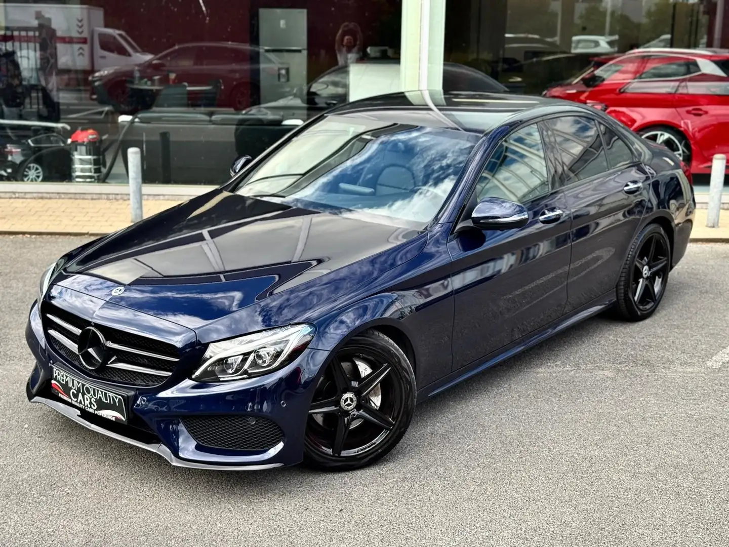 Mercedes-Benz C 220 C 220 d 9G-TRONIC AMG Line / 360 CAM / KEYLESS Bleu - 2