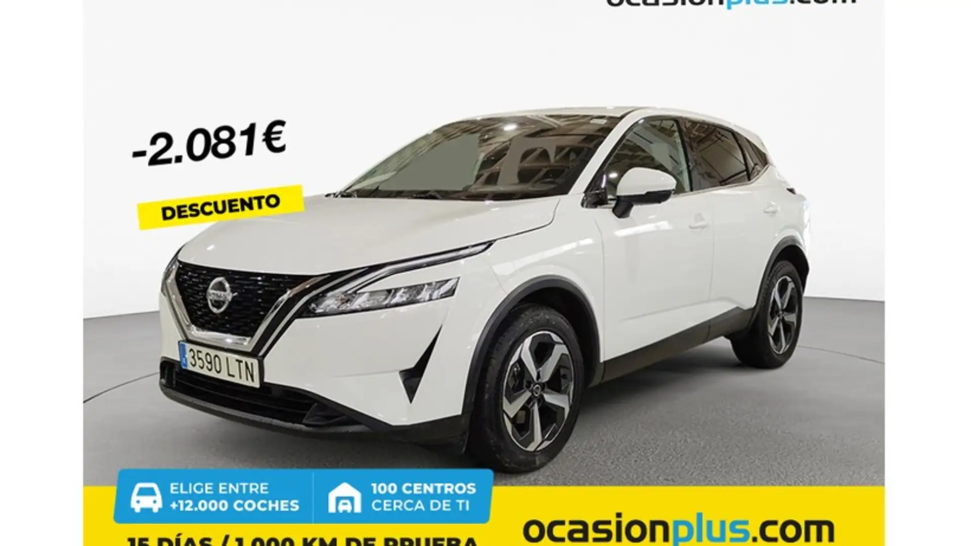 Nissan Qashqai 1.3 DIG-T mHEV 12V N-Connecta 4x2 103kW Blanc - 1