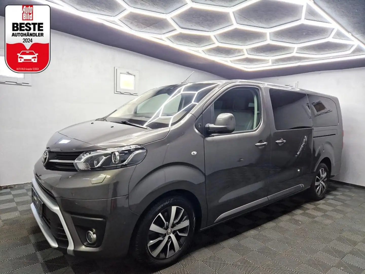Toyota Proace Verso L2 Lang |AUTOM|VOLLEDER|8 SITZER|LED|NAVI Grau - 1