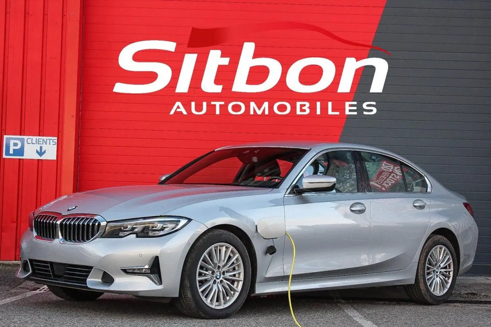 BMW 330 SERIE 330e Luxury BVA Gris - 1