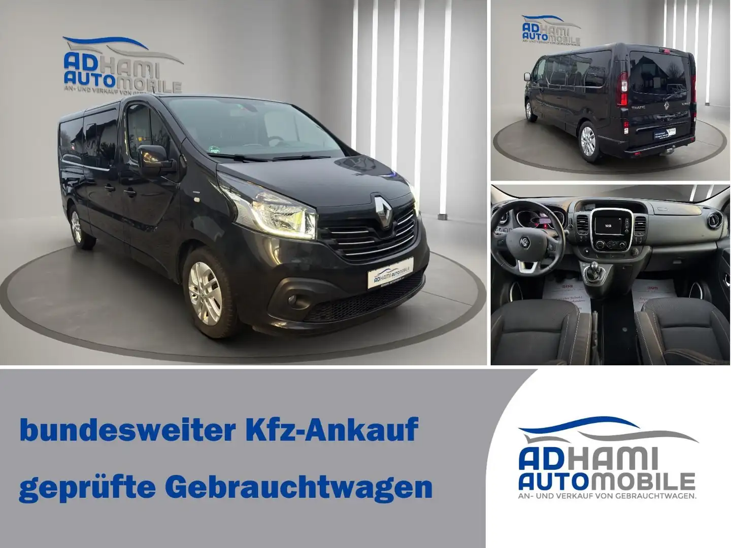 Renault Trafic L2H1 Grand SpaceClass/CAM/AHK/TISCH&BETT Noir - 2