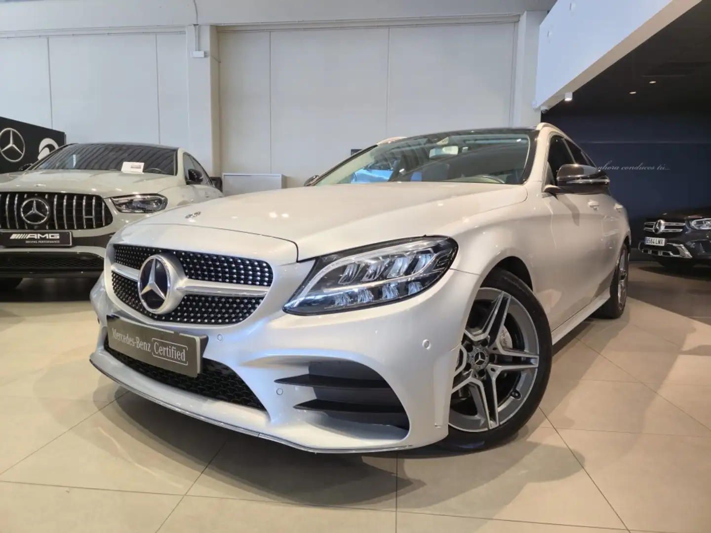 Mercedes-Benz C 220 Estate 220d 9G-Tronic Argent - 1