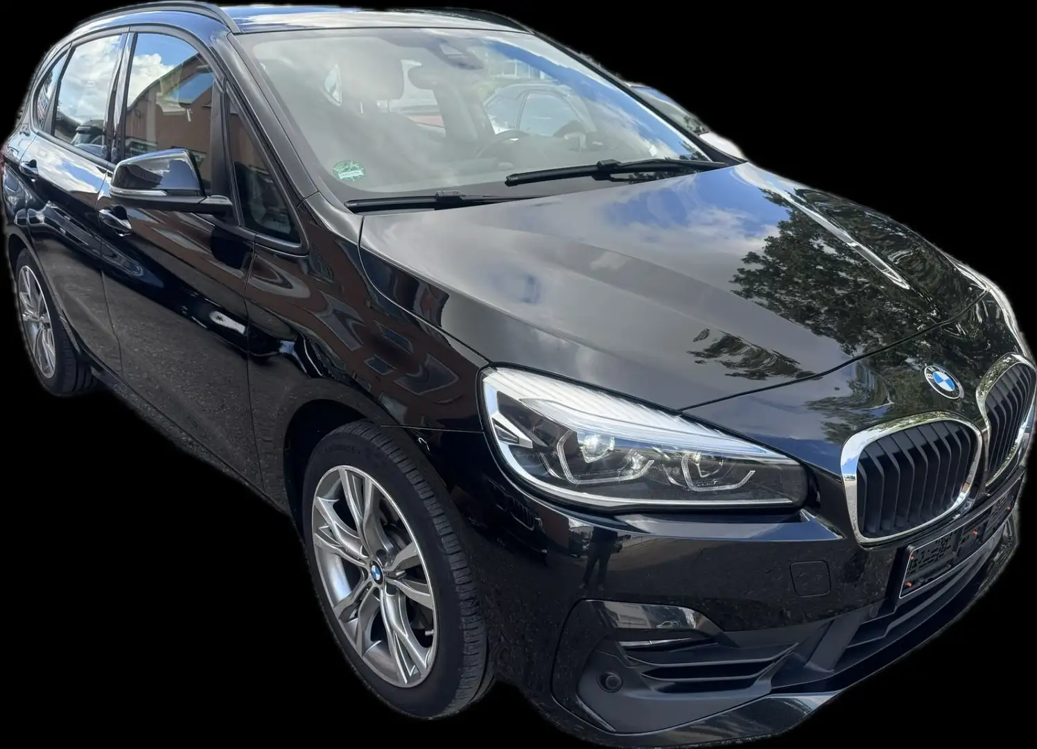 BMW 220 220d xDrive/LuxuryLine/LED/Navi/Leder/Key/HUD/18 Schwarz - 1