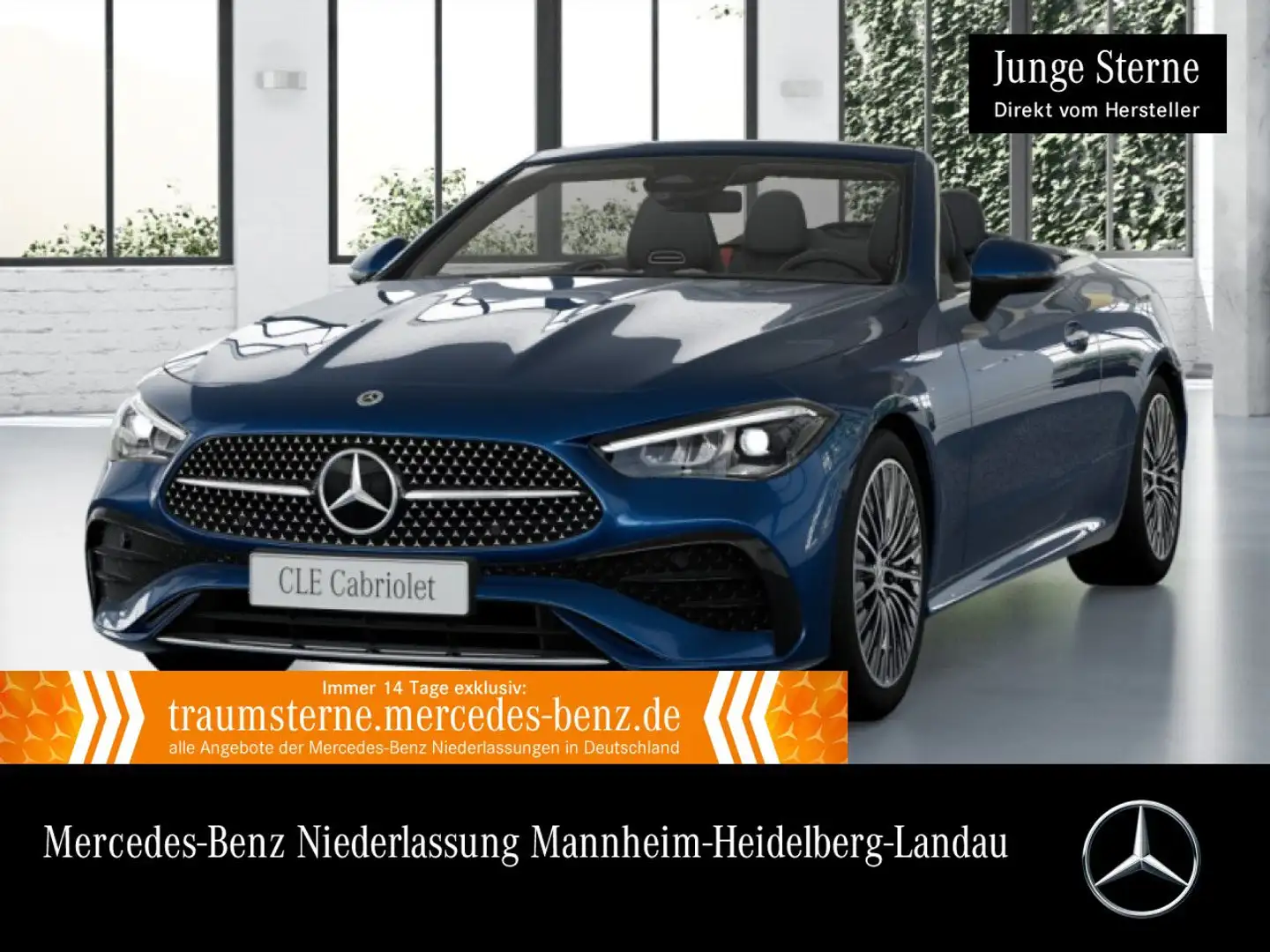 Mercedes-Benz CLE 200 4M AMG+LED+KAMERA+TOTW+KEYLESS+9G Bleu - 1