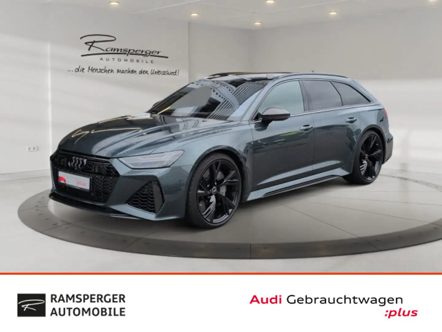 Audi RS6 HuD 305 kmh Carbon Keramik Pano B&O Grün - 1