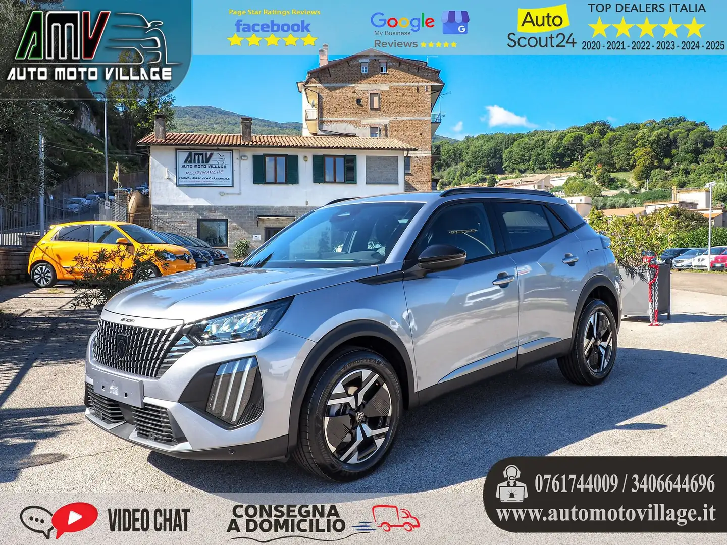Peugeot 2008 PureTech 100 S&S Allure KM0 Argento - 1