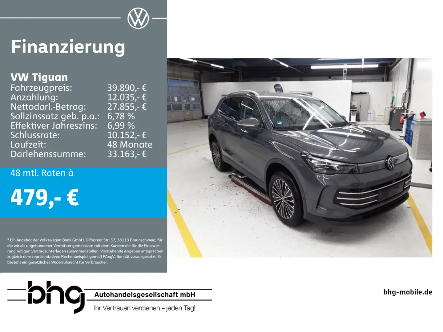Volkswagen Tiguan 1.5 TSI DSG ELEGANCE* *AHK*HEAD-UP*PANO** Gris - 1