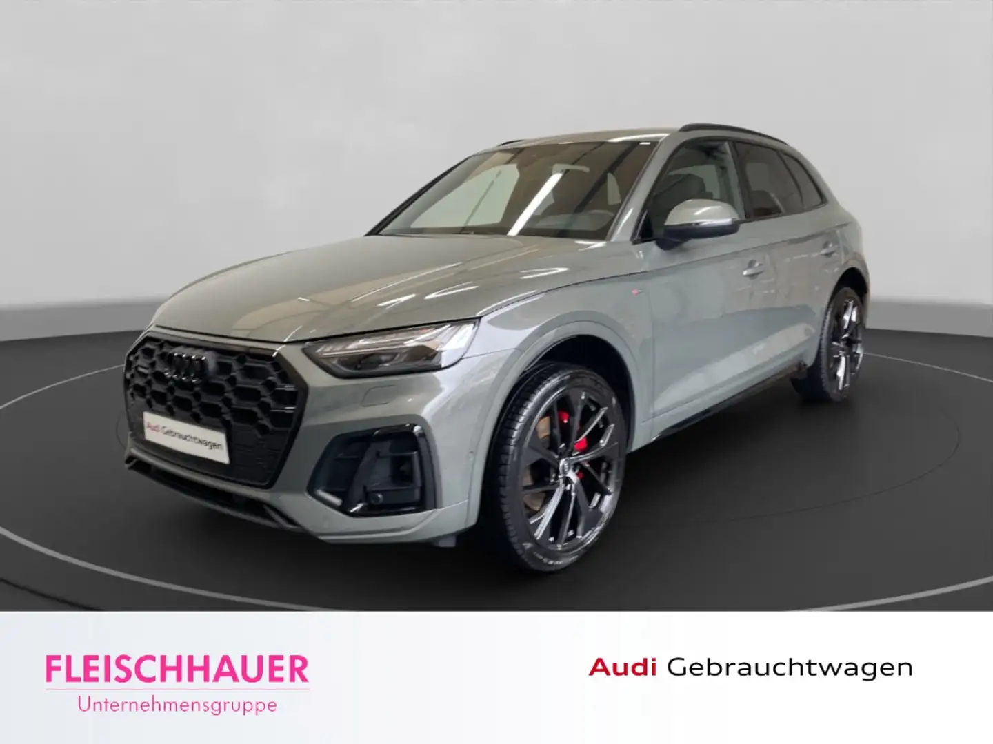 Audi Q5 40 TDI quattro S line HUD AHK Navi Leder Digitales Grau - 1