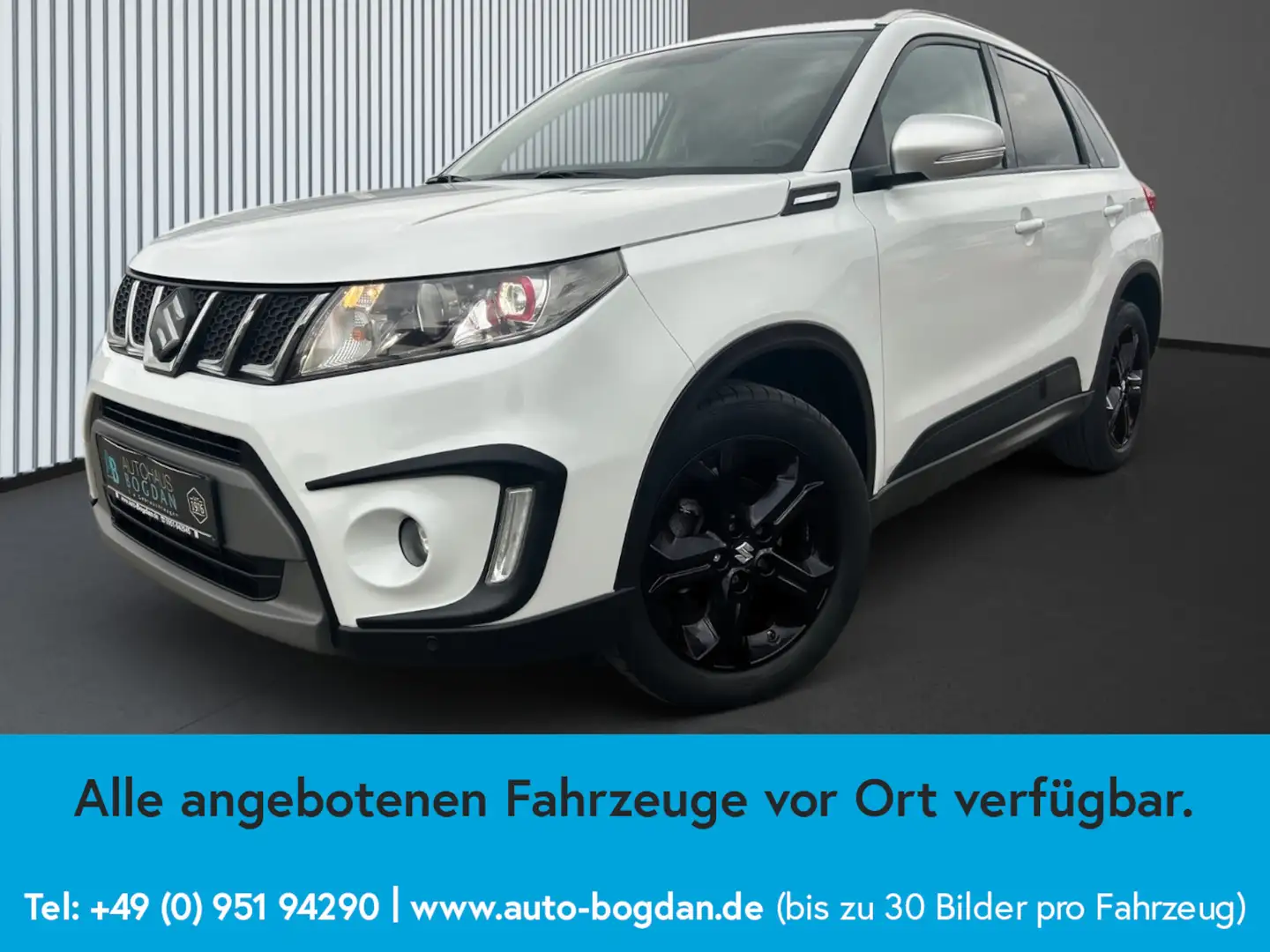 Suzuki Vitara 1.4 Boosterjet S Kamera*ad.Tempomat*Leder Weiß - 2