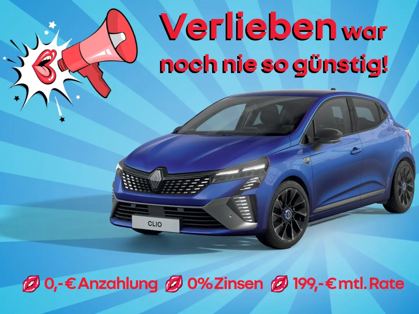 Renault Clio V Techno TCe 90, 0% Zinsen, inkl. Wartung Orange - 1