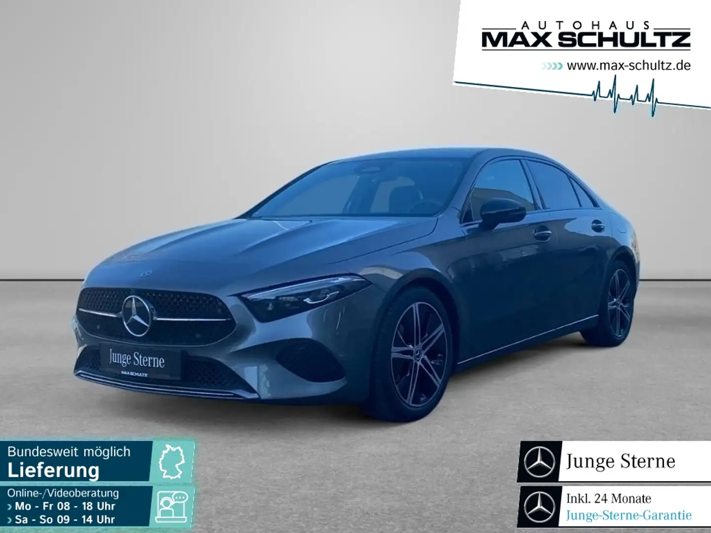 Mercedes-Benz A 200 Lim. STH NIGHT*360°M-BEAM*TOTWKL*LENKRHZG* Grau - 1