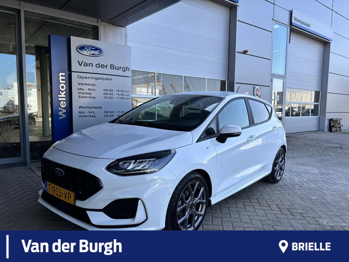 Ford Fiesta 5-deurs ST-Line X 1.0 ECOboost Hybrid 125pk Wit - 1